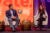 Aashima Gupta and Michael Schlosser onstage at the 2024 Lake Nona impact forum