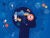Illustration: Shapes, gears, pills, circles, and DNA strands and other patterns on a blue background. A navy blue profile of a head is in the center and interacts with the background.
