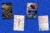 Four book covers on a blue and black speckled background. Left to Right: "Weathering" by Arline T. Geronimus, "Within Reason" by Sandro Galea, "Blight" by Emily Monosson, and "How not to kill yourself" by Clancy Martin.
