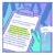 Illustration: A clipboard with a script document. The highlighted word are "Did you know, lifestyle changes that positively impact the environment are also better for us?"