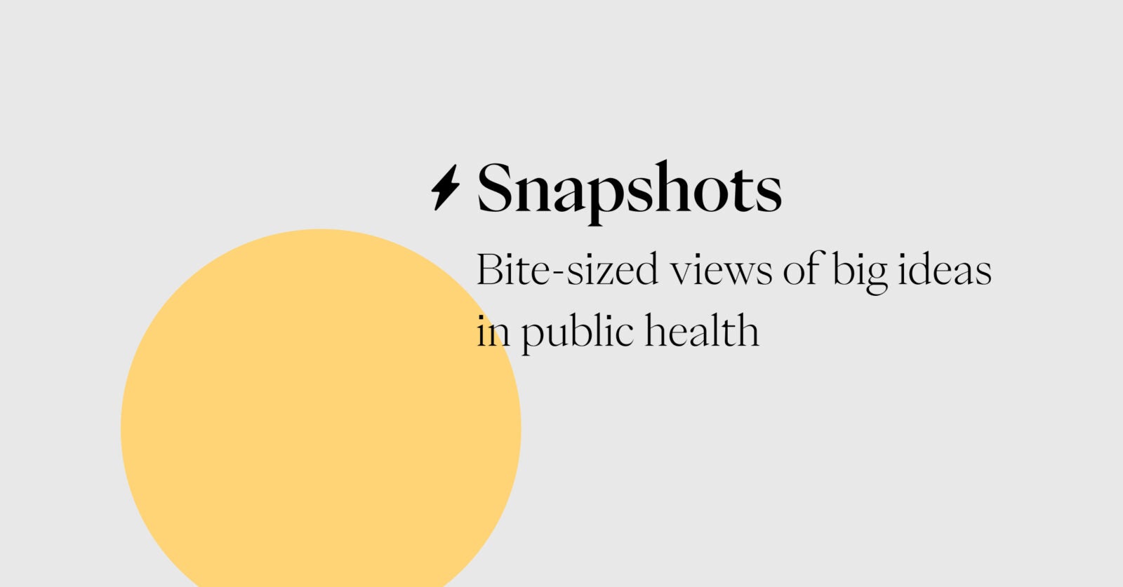 Snapshots