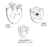 Black and white pencil cartoon of three taxidermied heads. One is a deer, one is a bear and one is an epidemiologist.